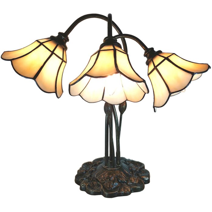 Lámpara de mesa Tiffany 46x28x63 cm 3x E14 max 25W
