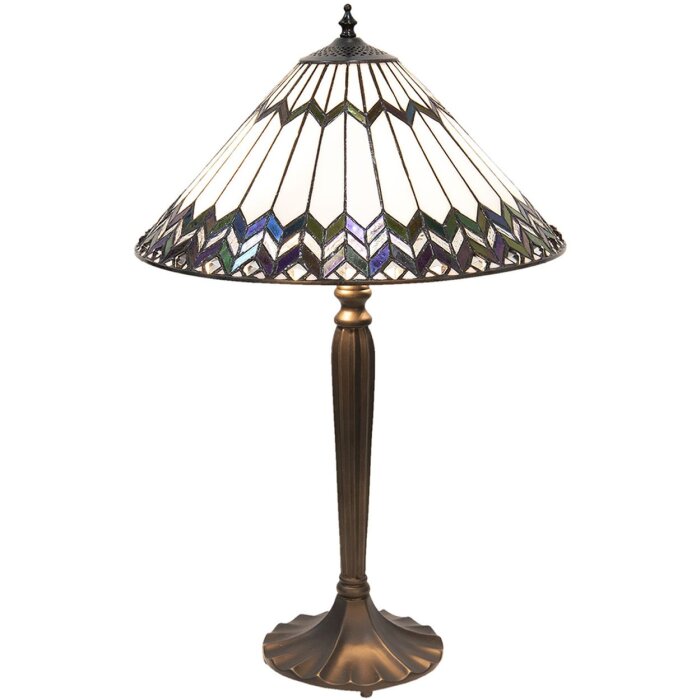 Lámpara de mesa Tiffany Ø 40x62 cm E27-máx 2x60W