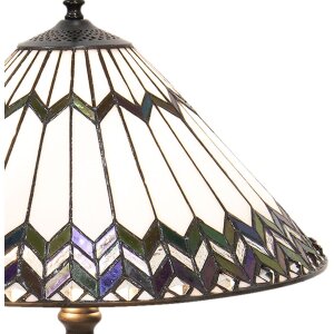 Lámpara de mesa Tiffany Ø 40x62 cm E27-máx 2x60W