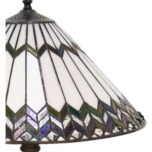 Lámpara de mesa Tiffany Ø 40x62 cm E27-máx 2x60W