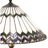 Lámpara de mesa Tiffany Ø 40x62 cm E27-máx 2x60W