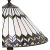 Lámpara de mesa Tiffany Ø 40x62 cm E27-máx 2x60W