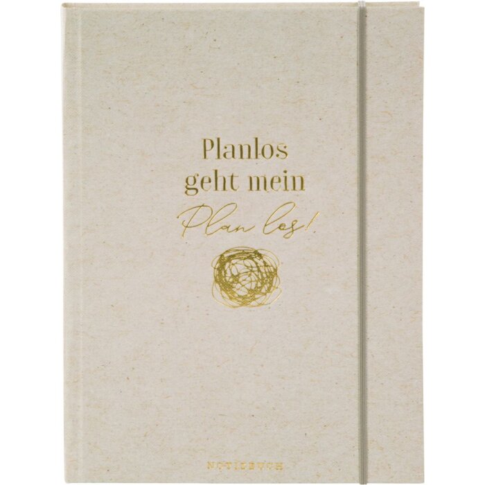 Cuaderno A5 punteado Planless ¡mi plan se sale!