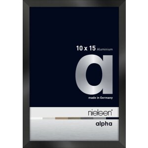 Nielsen Marco de aluminio Alpha 10x15 cm anodizado negro...