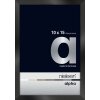 Nielsen Marco de aluminio Alpha 10x15 cm anodizado negro brillante