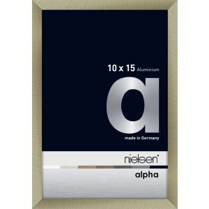 Marco de aluminio Nielsen Alpha 10x15 cm acero inoxidable...