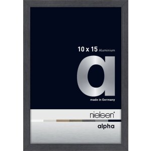 Marco de aluminio Nielsen Alpha 10x15 cm gris