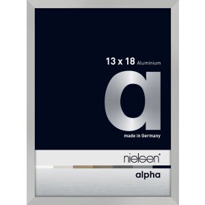 Nielsen Marco de aluminio Alpha 13x18 cm plata mate