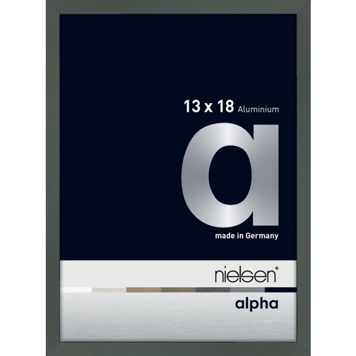 Marco de aluminio Nielsen Alpha 13x18 cm platino