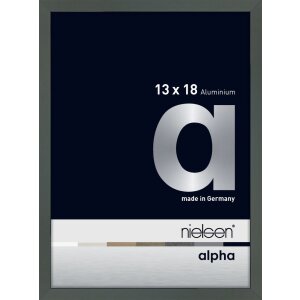 Marco de aluminio Nielsen Alpha 13x18 cm platino