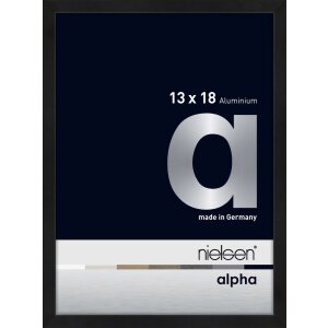 Nielsen Marco de aluminio Alpha 13x18 cm anodizado negro...