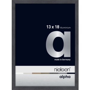 Marco de aluminio Nielsen Alpha 13x18 cm gris