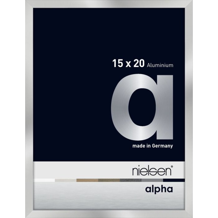 Nielsen Marco de aluminio Alpha 15x20 cm plata