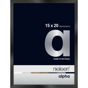 Nielsen Marco de aluminio Alpha 15x20 cm anodizado negro...