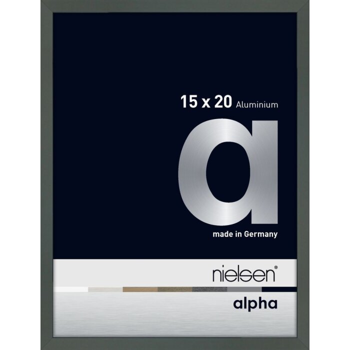 Nielsen Marco de aluminio Alpha 15x20 cm platino
