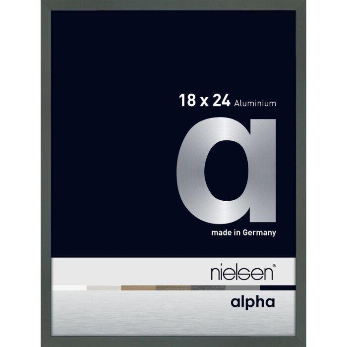 Nielsen Marco de aluminio Alpha 18x24 cm platino