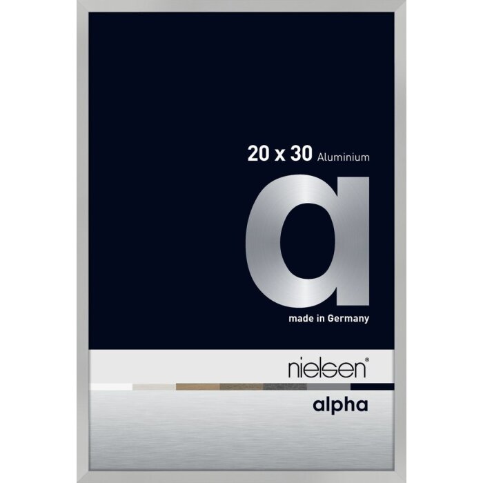 Nielsen Marco de aluminio Alpha 20x30 cm plata mate