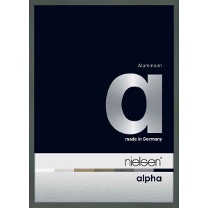 Nielsen Marco de aluminio Alpha 20x30 cm anodizado negro brillante