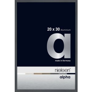 Nielsen Marco de aluminio Alpha 20x30 cm gris oscuro...