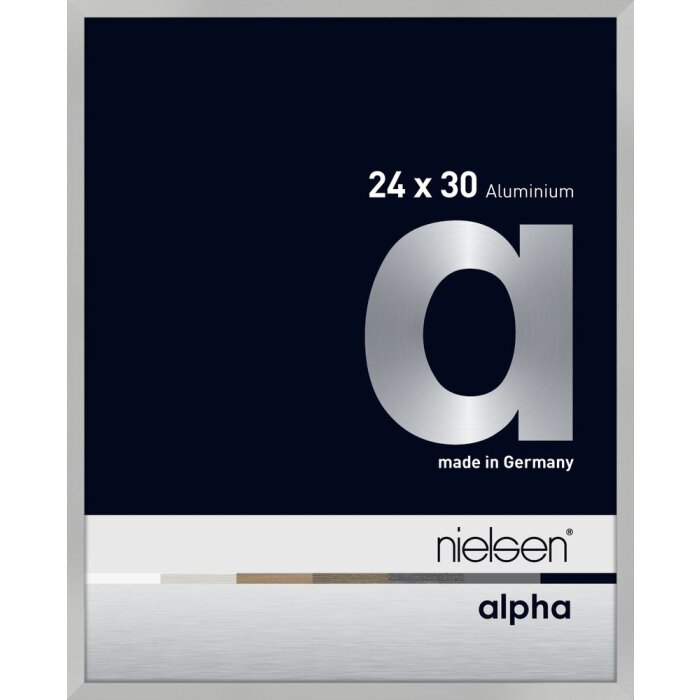 Marco de aluminio Nielsen Alpha 24x30 cm plata mate