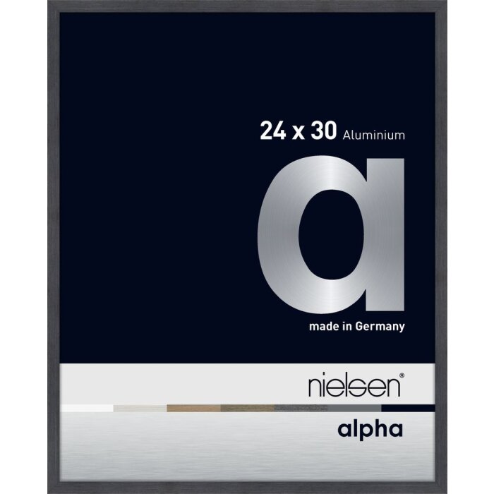 Nielsen Marco de aluminio Alpha 24x30 cm gris