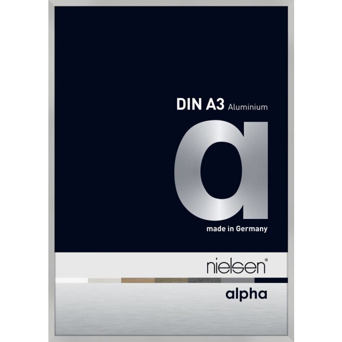 Marco de aluminio Nielsen Alpha 29,7x42 cm plata mate
