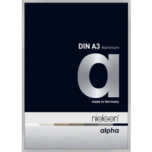 Marco de aluminio Nielsen Alpha 29,7x42 cm plata mate