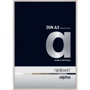 Marco de aluminio Nielsen Alpha 29,7x42 cm roble blanco