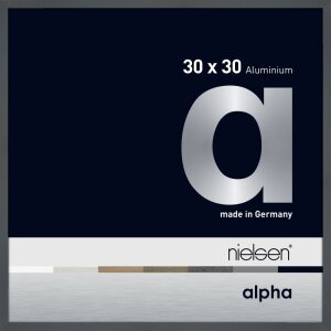 Marco de aluminio Nielsen Alpha 30x30 cm gris oscuro...