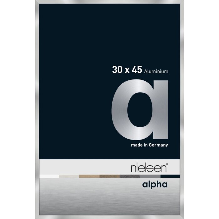 Marco de aluminio Nielsen Alpha 30x45 cm plata