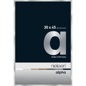 Marco de aluminio Nielsen Alpha 30x45 cm plata