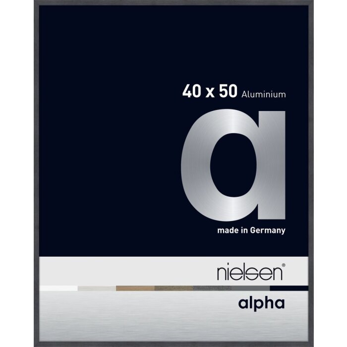 Nielsen Marco de aluminio Alpha 40x50 cm gris