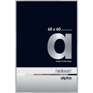 Marco de aluminio Nielsen Alpha 40x60 cm plata mate