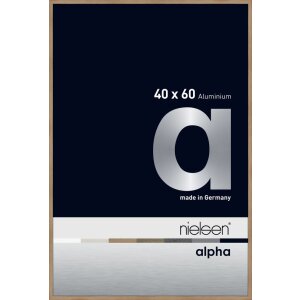 Marco de aluminio Nielsen Alpha 40x60 cm roble