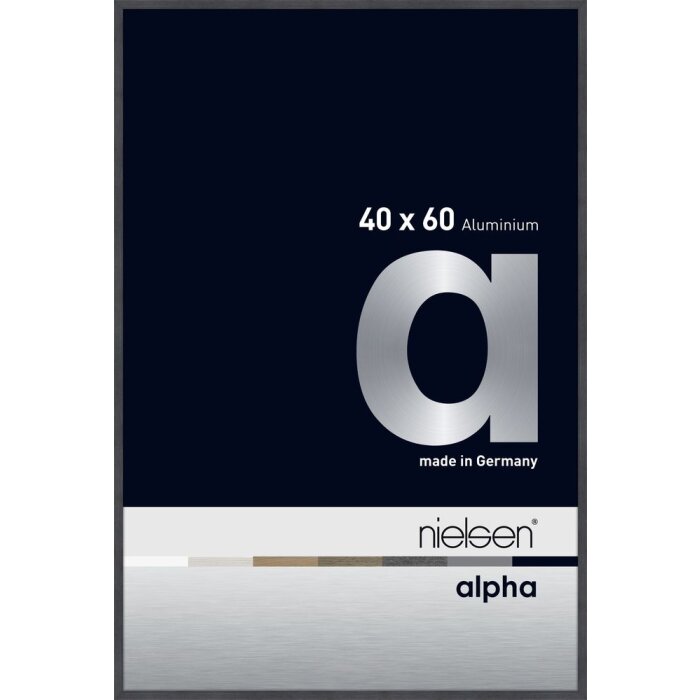 Nielsen Marco de aluminio Alpha 40x60 cm gris