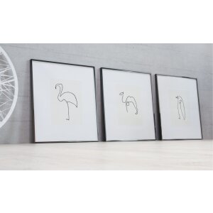 Nielsen Marco de aluminio Alpha 40x60 cm gris