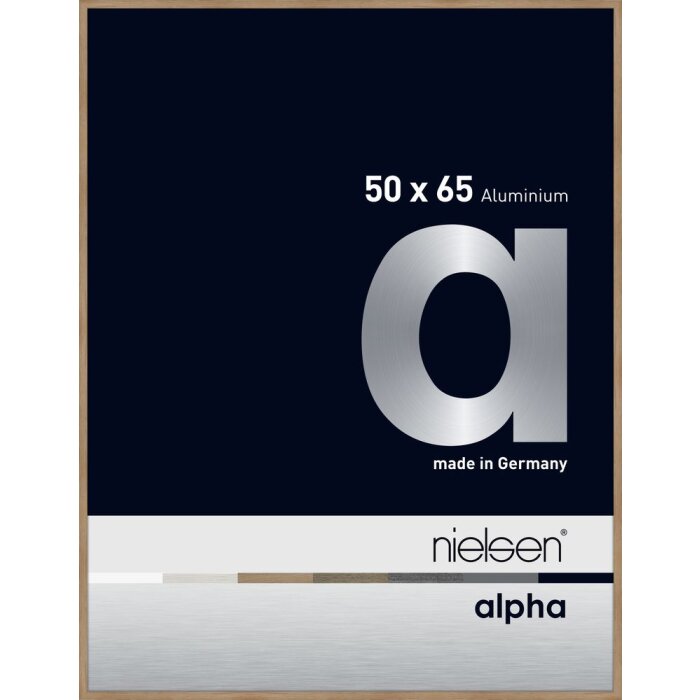 Marco de aluminio Nielsen Alpha 50x65 cm roble