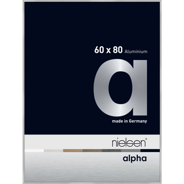 Marco de aluminio Nielsen Alpha 60x80 cm plata mate