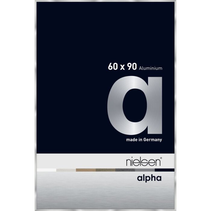 Marco de aluminio Nielsen Alpha 60x90 cm plata