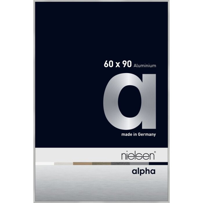 Marco de aluminio Nielsen Alpha 60x90 cm plata mate