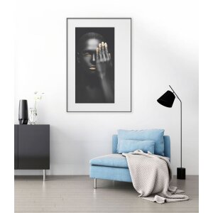 Nielsen Marco de aluminio Alpha 60x90 cm gris oscuro brillante