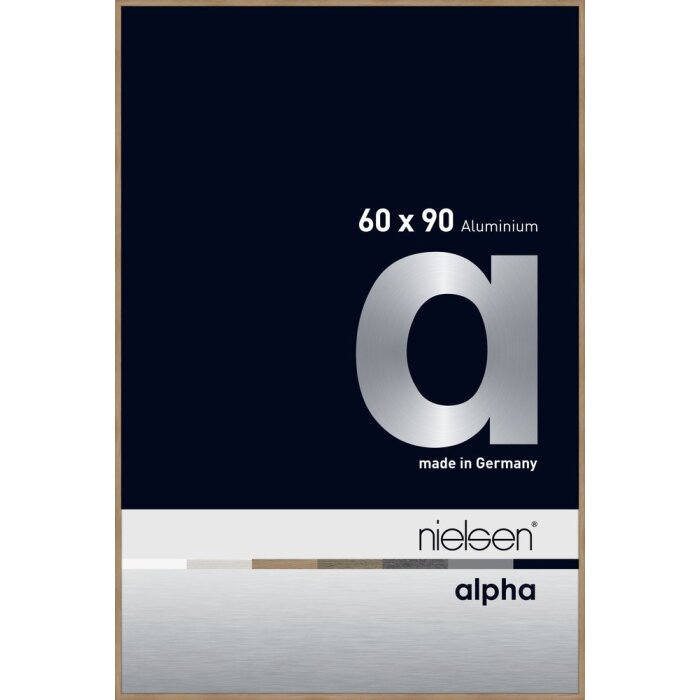 Marco de aluminio Nielsen Alpha 60x90 cm roble