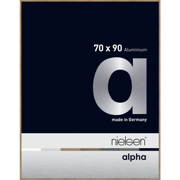 Marco de aluminio Nielsen Alpha 70x90 cm roble