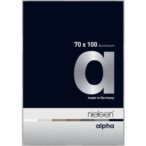 Marco de aluminio Nielsen Alpha 70x100 cm plata mate