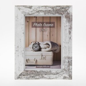 ZEP Marco de madera Nelson 20x25 cm blanco viejo