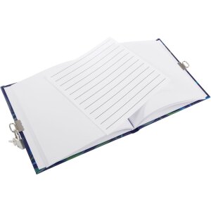 Agenda Azul Tropical 16,5x16,5 cm