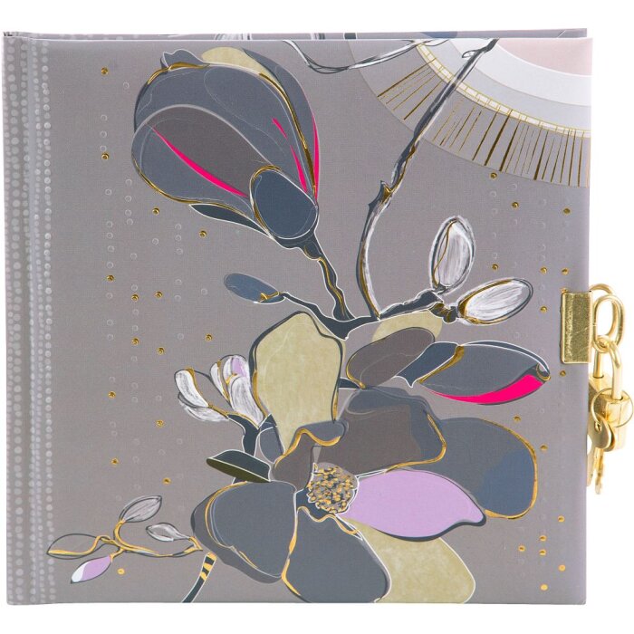 Goldbuch diario Magnolia taupe 16,5x16,5 cm 96 páginas blancas