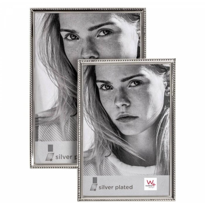 Marco de fotos Cosima 15x20 cm plata brillo