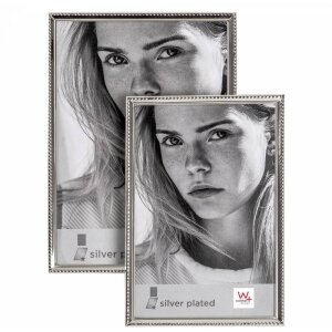 Marco de fotos Cosima 15x20 cm plata brillo
