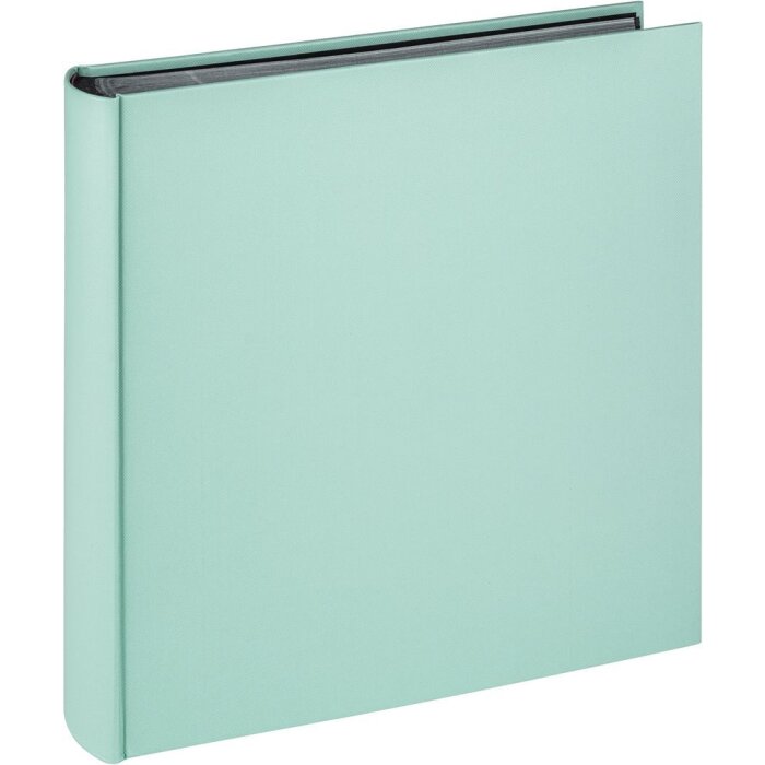 Walther Álbum de fotos Fun 30x30 cm verde menta 100 páginas negras